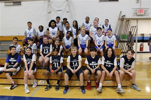 Peer buddies Special Olympic team
