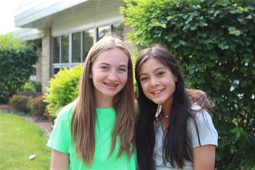 Aspen Usalis and Molly Clarin
