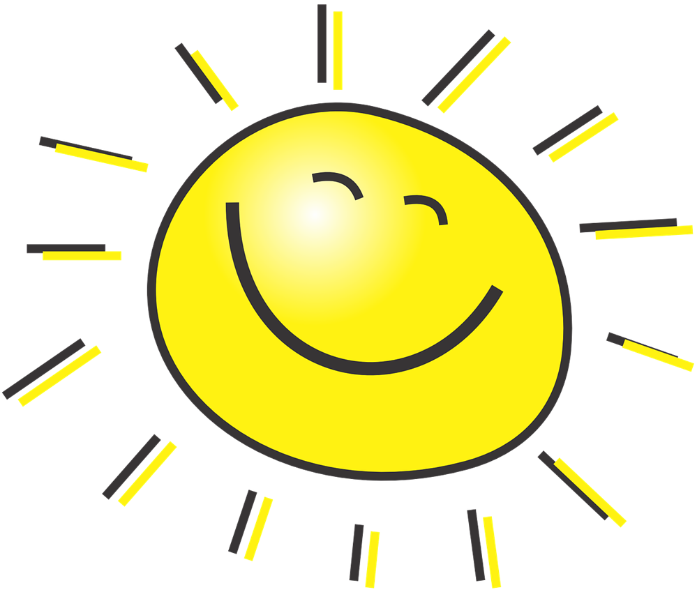 A smiling sun 